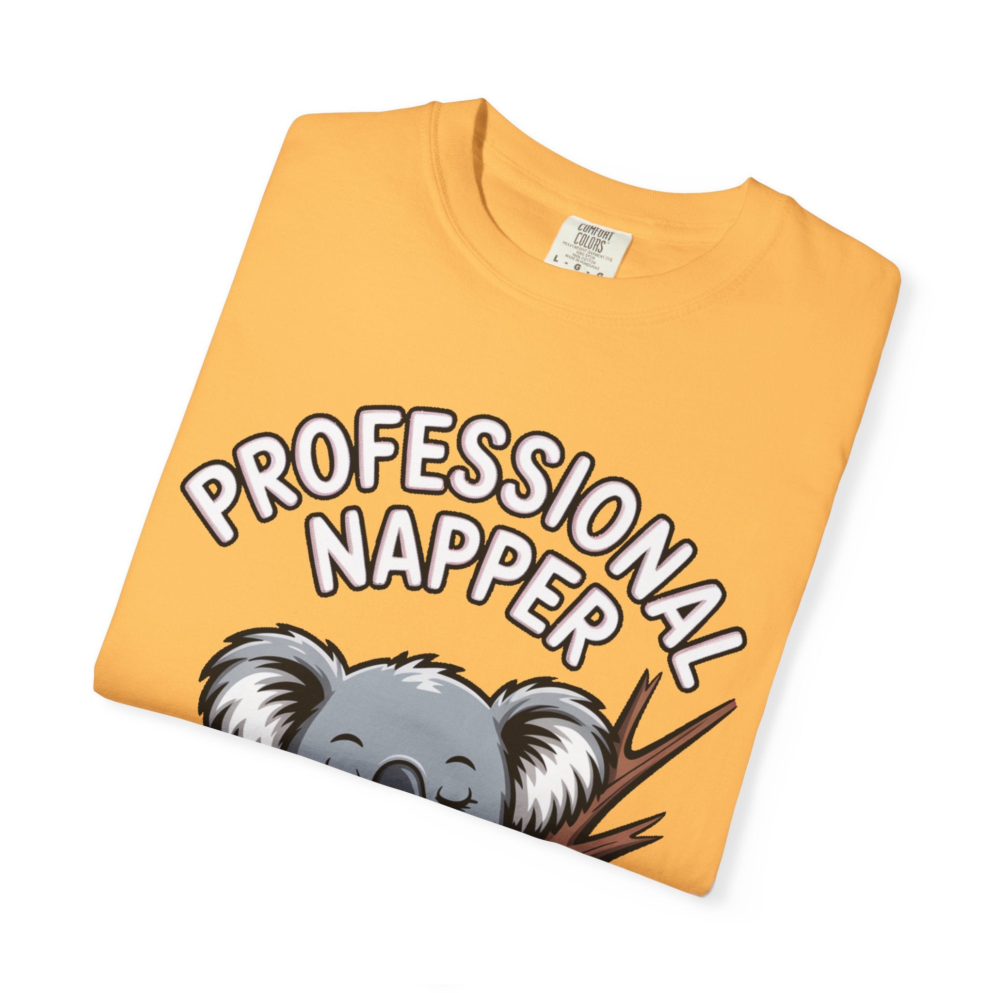 Professional Napper Koala Shirt, Funny Koala T-Shirt, Cute Sleepy Animal Tee, Nap Lover Gift, Cozy Koala Graphic Tee