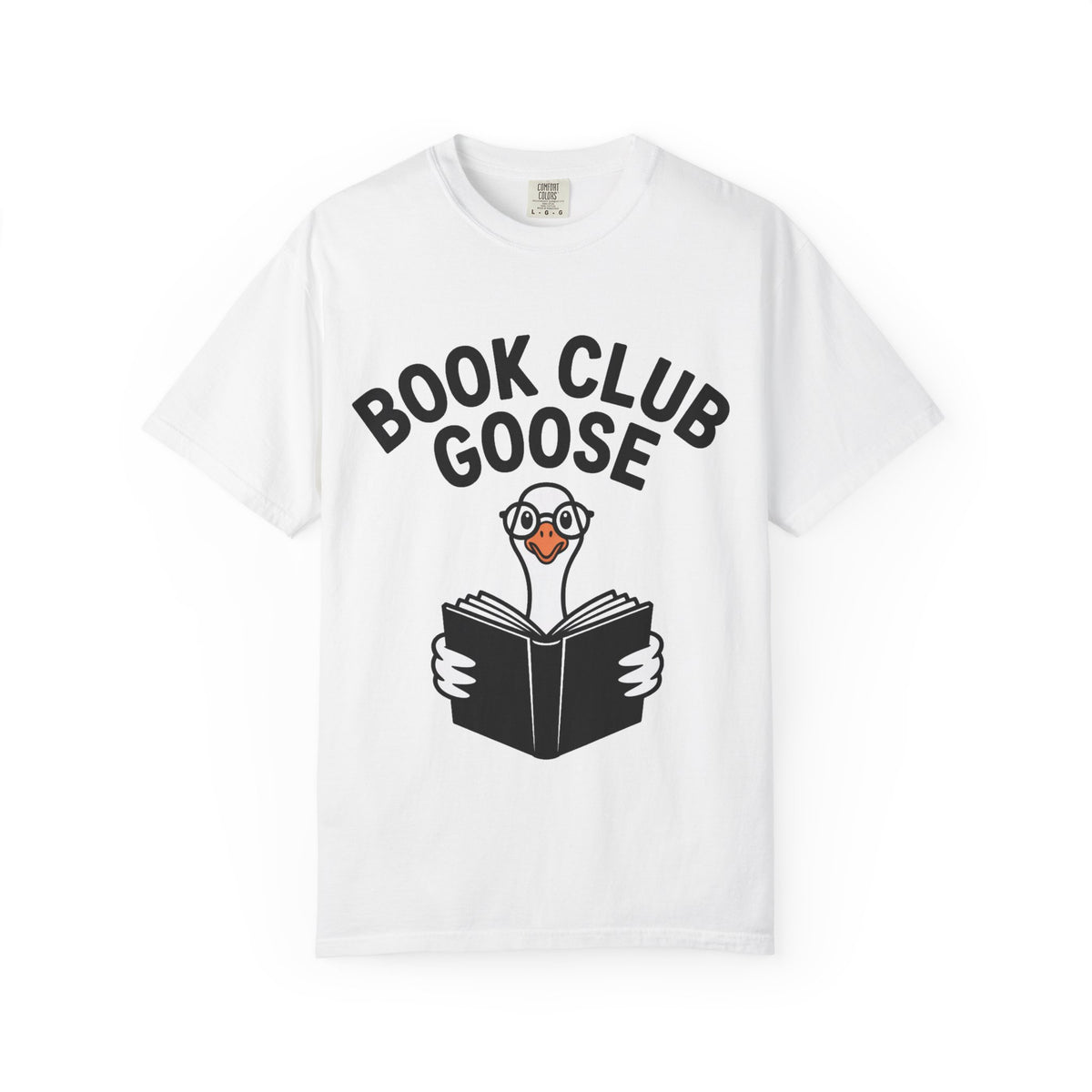 Book Club Goose Shirt, Funny Reading Goose T-Shirt, Bookworm Gift, Cute Bookish Bird Tee, Librarian Gift Shirt