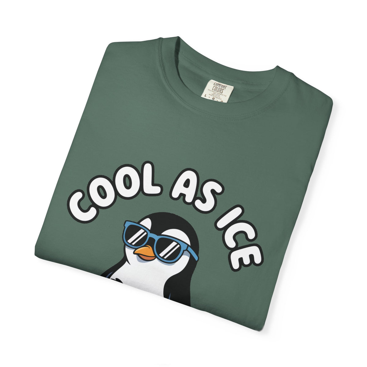 Cool As Ice Penguin Shirt, Funny Sunglasses Penguin T-Shirt, Cute Winter Animal Tee, Ice Block Bird Lover Gift