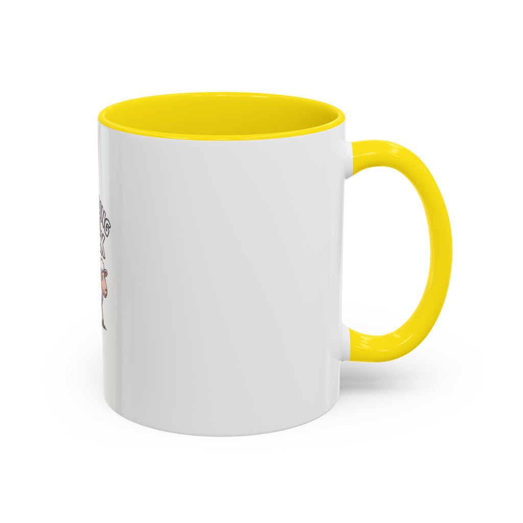 Funny Sheep Mug, Going With The Flock Coffee Mug, Cute Cartoon Sheep Gift, Sarcastic Farm Animal Mug, Funny Coworker Gift Cup