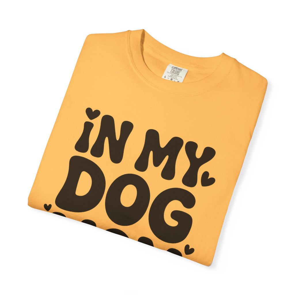 In My Dog Mom Era Shirt, Trendy Dog Mom T-Shirt, Funny Dog Lover Gift, Bold Typography Tee for Women, Cute Paw Print Heart Shirt