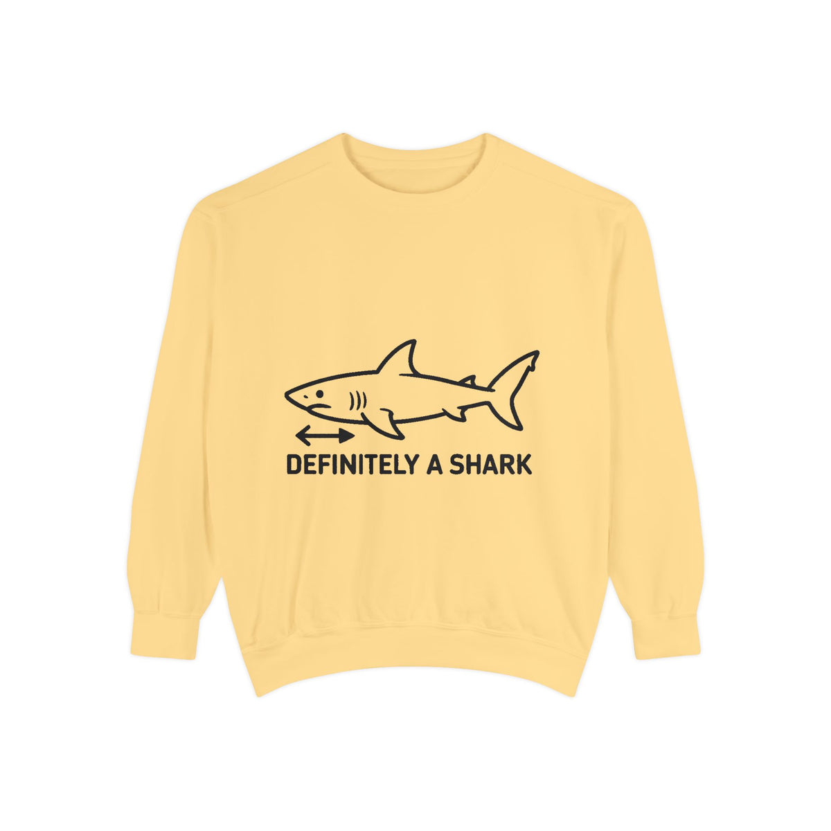 Definitely A Shark Diagram Sweatshirt, Funny Meme Crewneck, Deadpan Textbook Diagram Shirt, Shark Lover Gift, Sarcastic Sweatshirt
