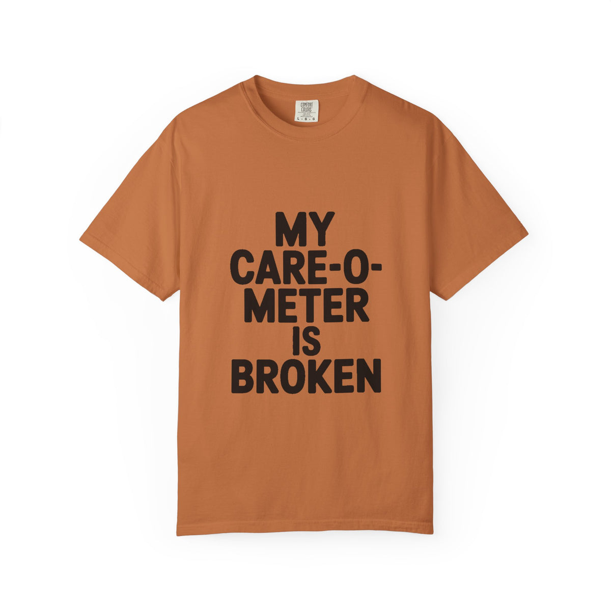 My Care-O-Meter Is Broken Shirt, Funny Sarcastic T-Shirt, Bold Typography Tee, Sarcastic Gift for Him Her, Deadpan Humor Shirt