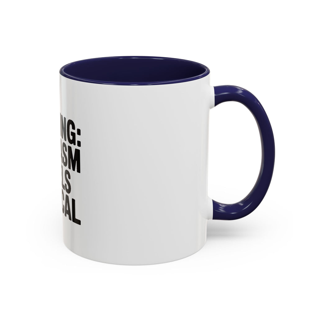 Warning Sarcasm Levels Critical Mug, Funny Sarcastic Coffee Mug, Sarcasm Quote Cup, Coworker Gift, Funny Office Mug