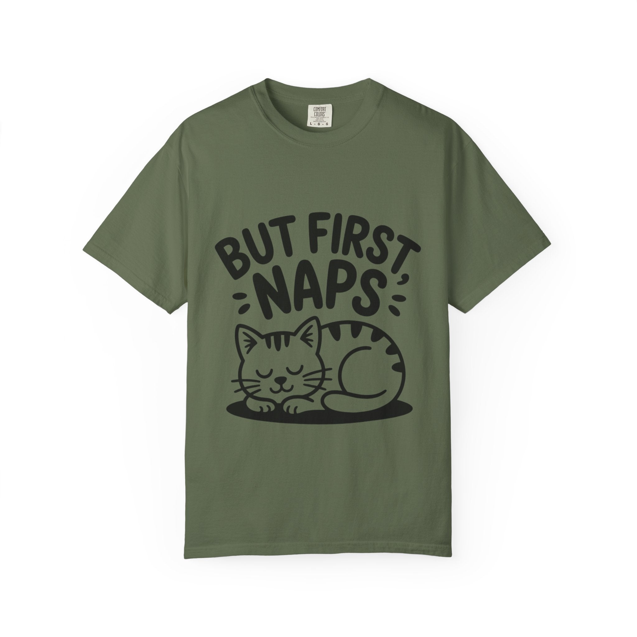 But First Naps Cat Shirt, Funny Sleepy Cat T-Shirt, Cute Napping Kitten Tee, Cat Lover Gift, Nap Lover Shirt