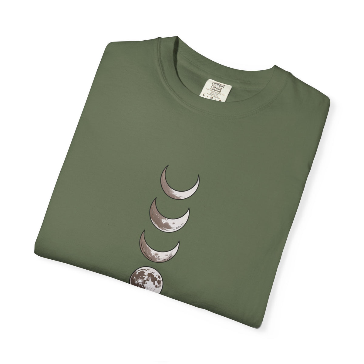Moon Phases Boho Shirt, Minimalist Line Art Moon T-Shirt, Celestial Boho Tee, Hand Drawn Moon Cycle Shirt Gift