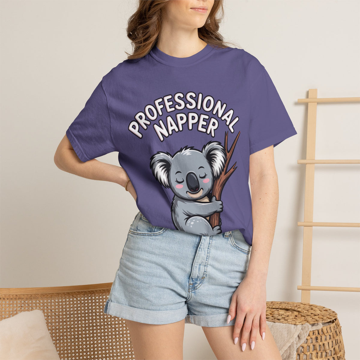 Professional Napper Koala Shirt, Funny Koala T-Shirt, Cute Sleepy Animal Tee, Nap Lover Gift, Cozy Koala Graphic Tee
