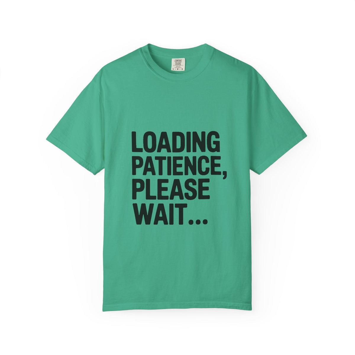 Loading Patience Please Wait T-Shirt, Funny Sarcastic Quote Tee, Minimalist Typography Shirt, Gift for Introvert
