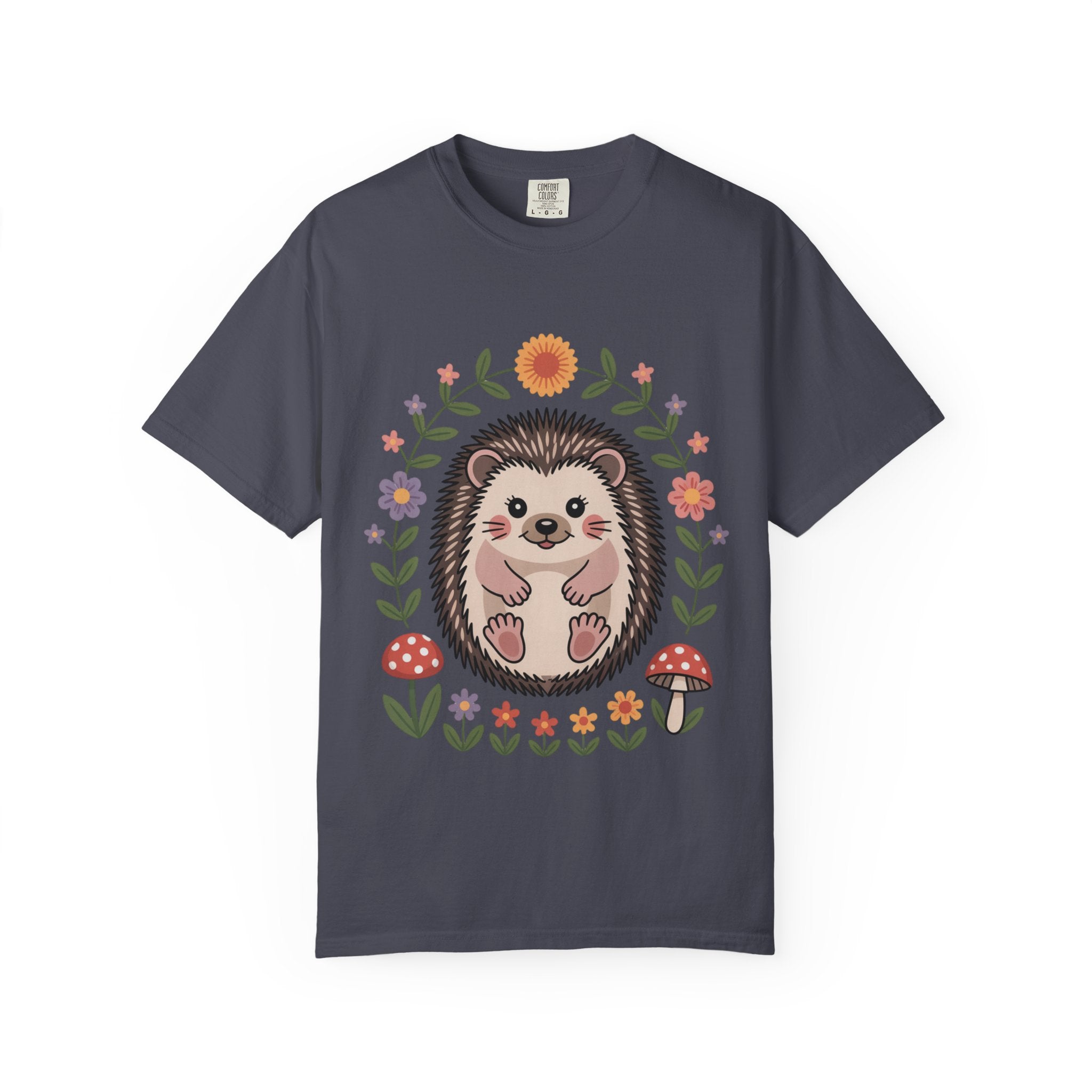 Floral Hedgehog T-Shirt