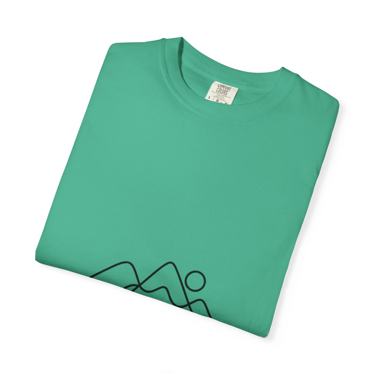 Line Art Mountain Range T-Shirt