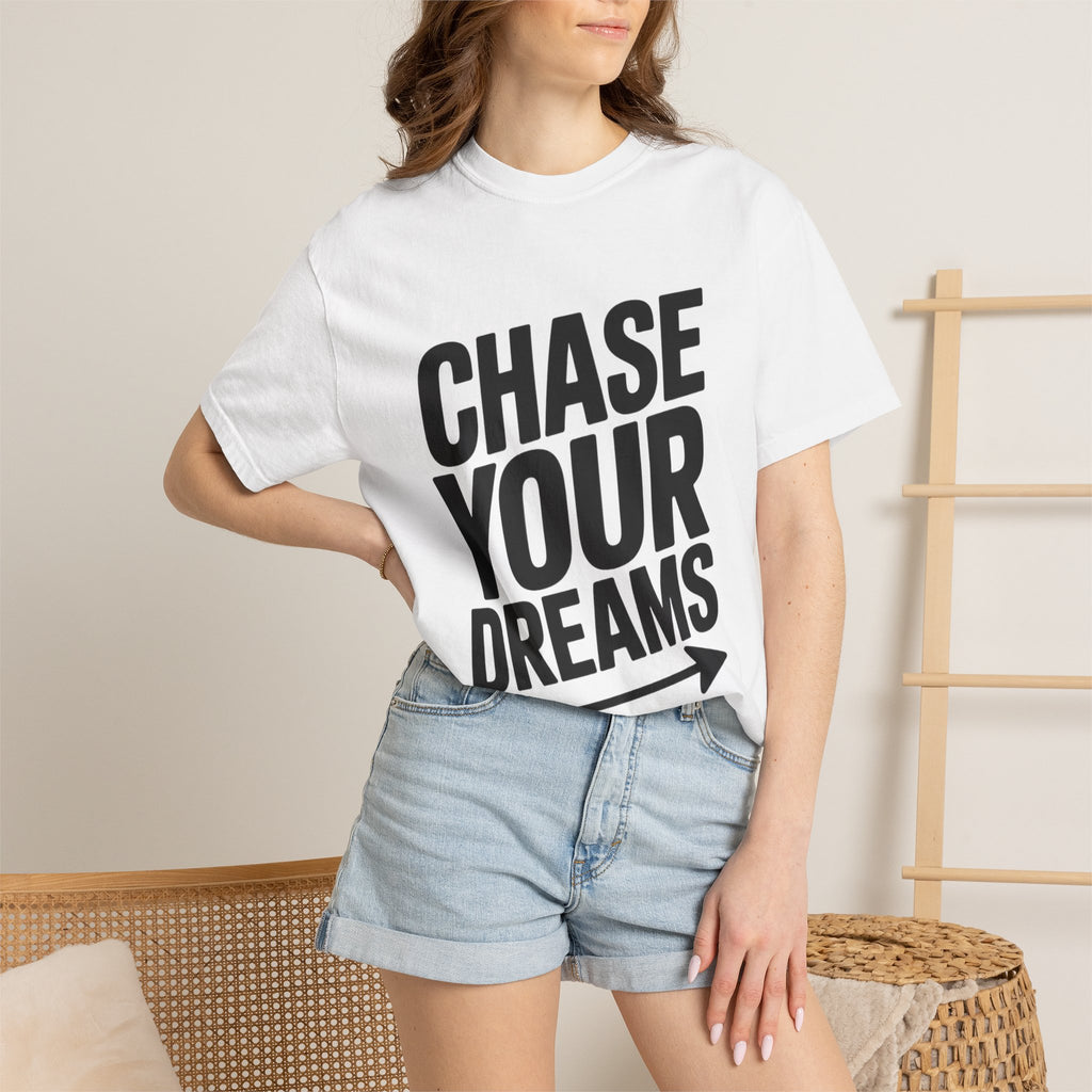 Chase Your Dreams Typography T-Shirt