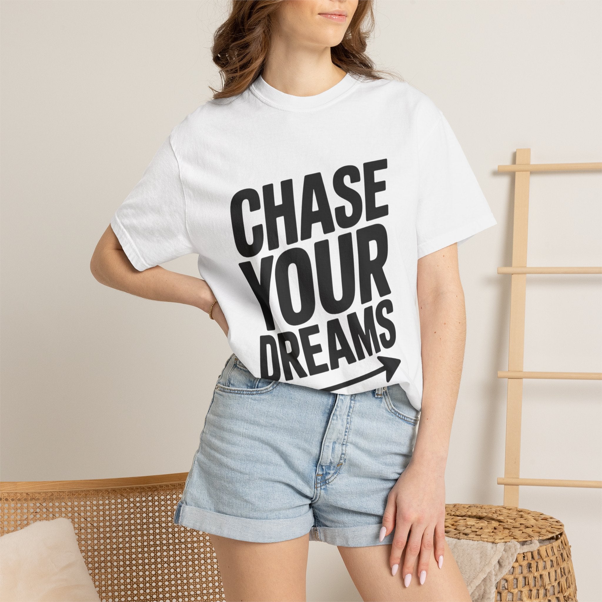 Chase Your Dreams Typography T-Shirt