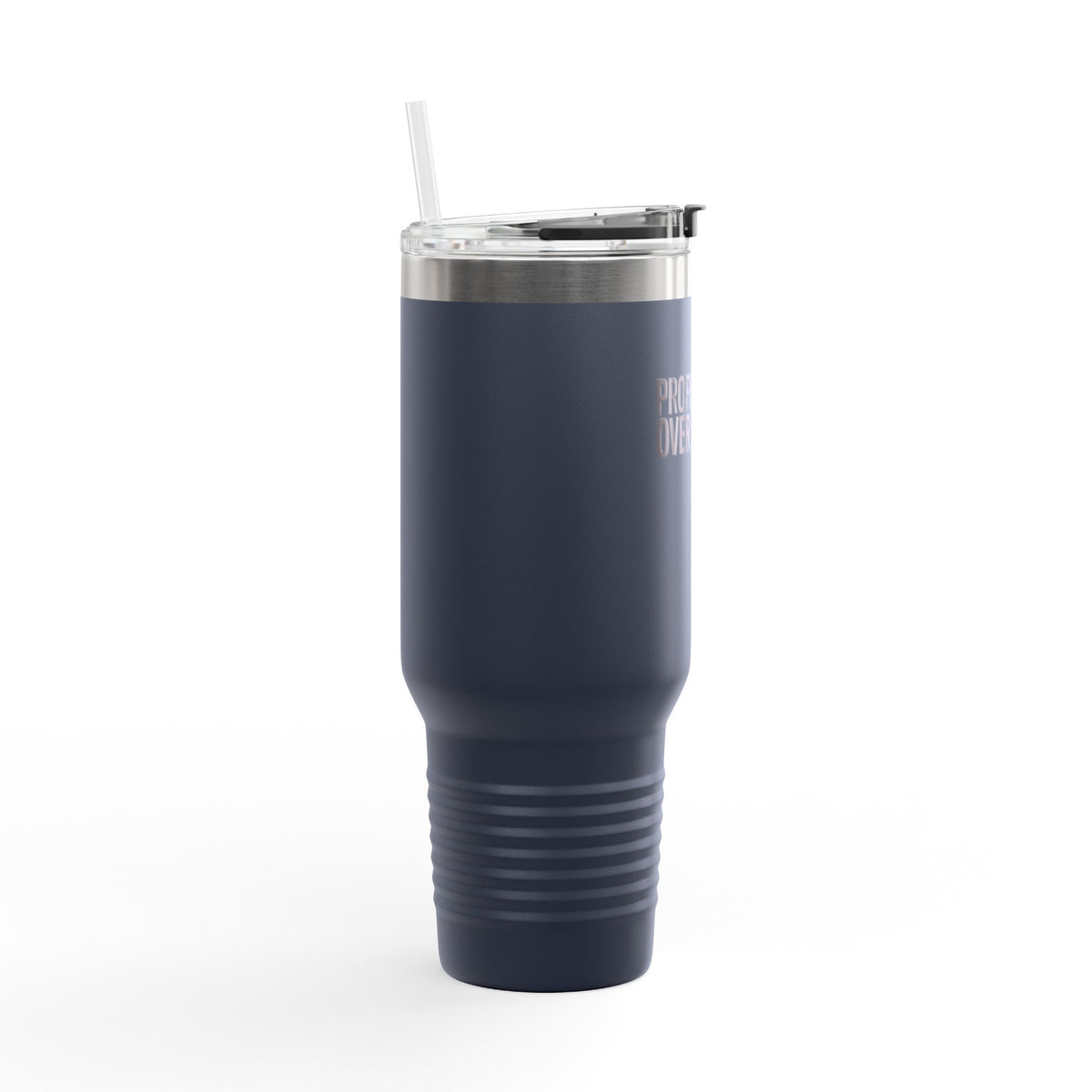 Professional Overthinker Travel Mug, Funny Anxiety Tumbler, Sarcastic Coffee Cup Gift, 40oz Insulated Mug with Handle and Straw