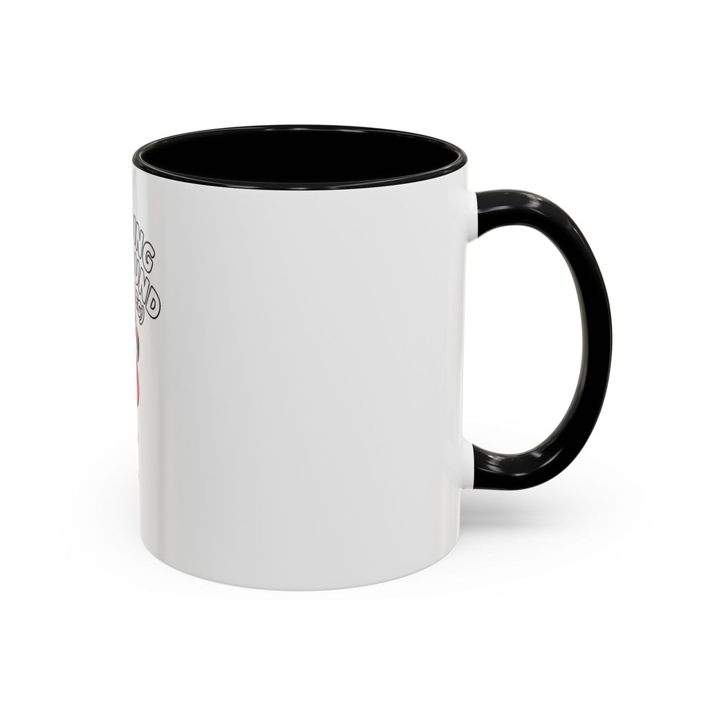 Standing My Ground Flamingo Mug, Funny One Leg Flamingo Coffee Cup, Sassy Bird Lover Gift, Cute Cartoon Flamingo Accent Mug