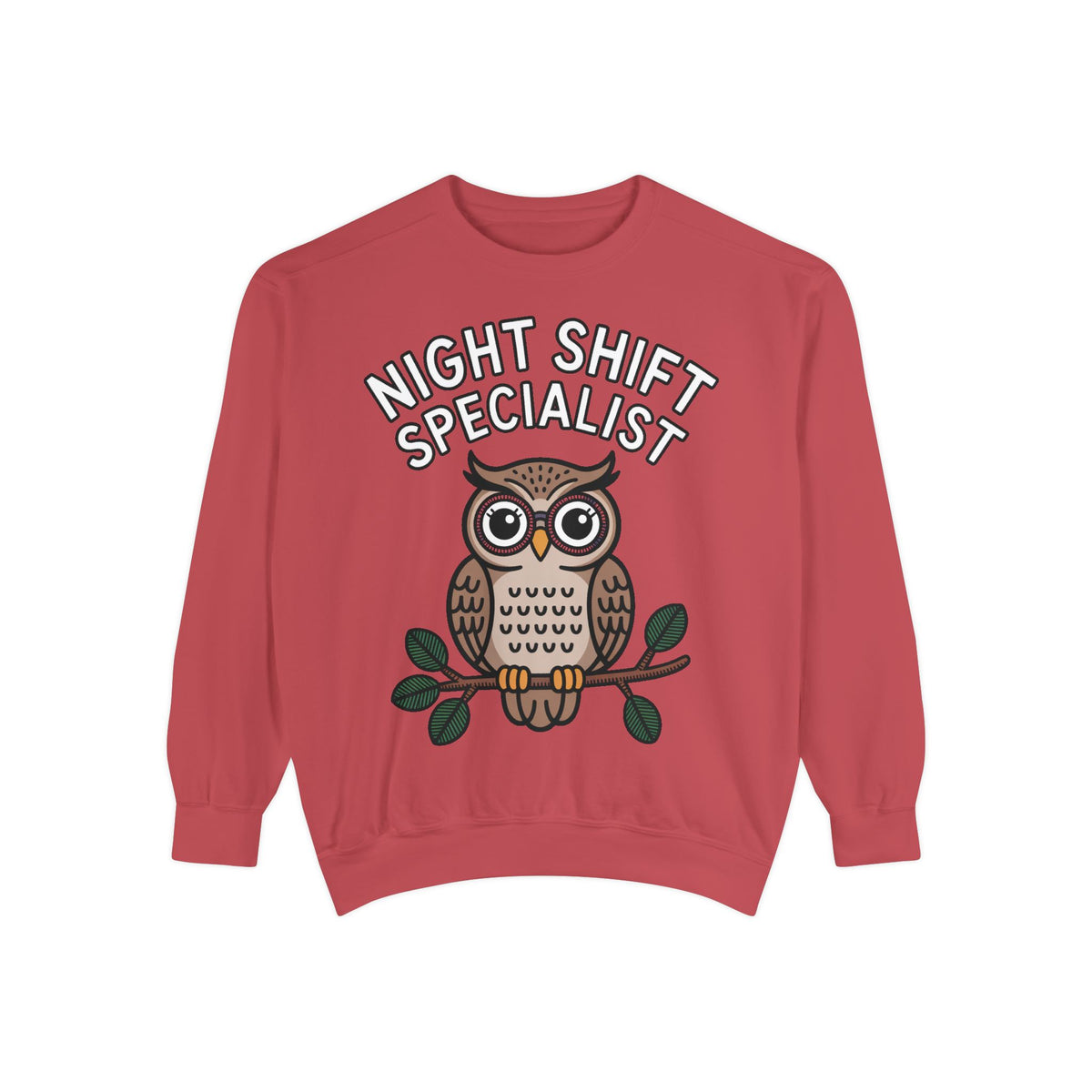 Night Shift Owl Sweatshirt, Funny Night Owl Crewneck, Night Shift Specialist Gift, Cute Bird Lover Sweatshirt, Nurse Gift