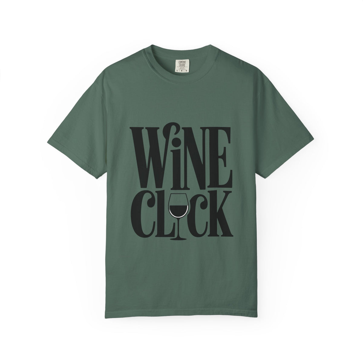 Wine O'Clock Shirt, Funny Wine Lover T-Shirt, Bold Typography Wine Glass Tee, Cute Gift for Wine Drinker