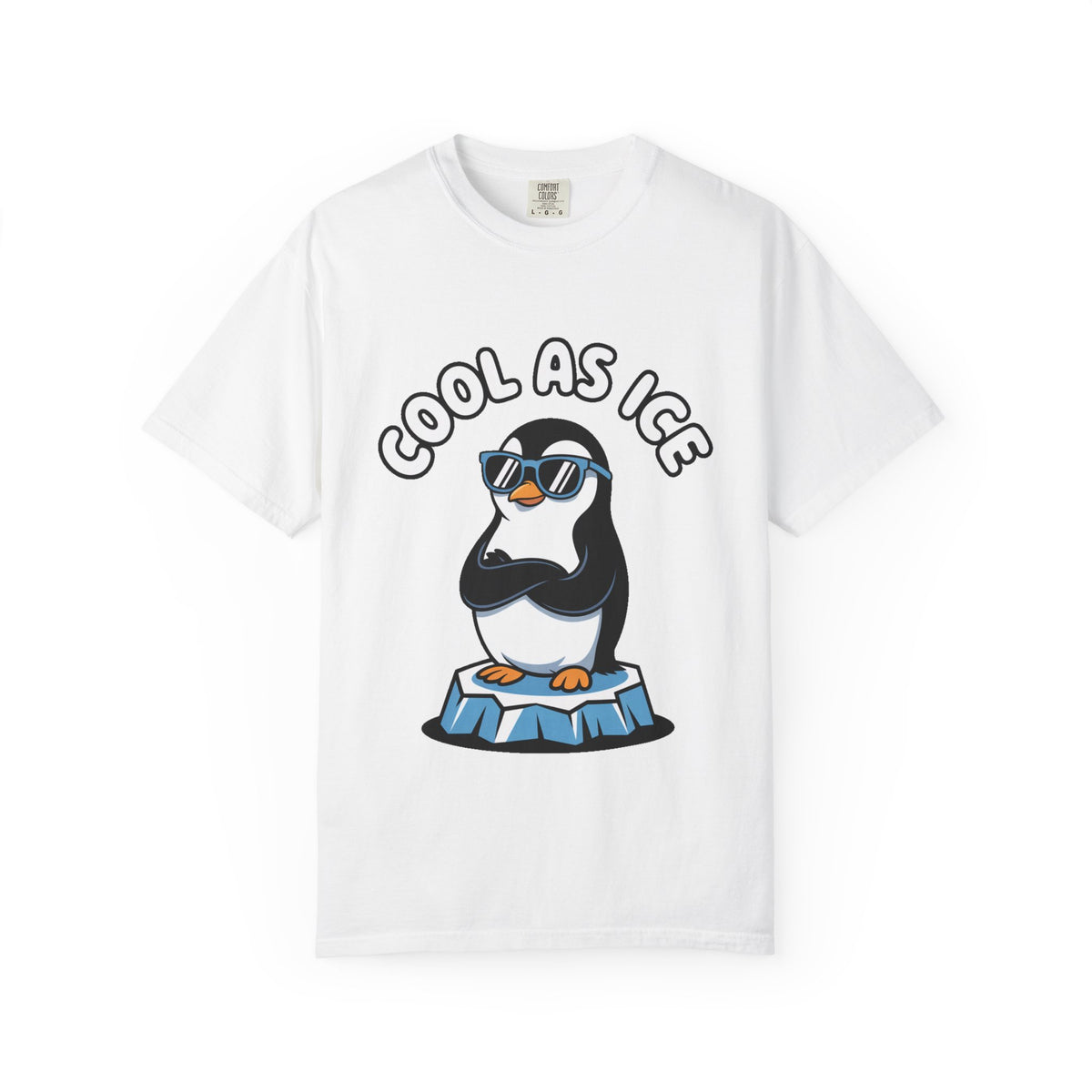 Cool As Ice Penguin Shirt, Funny Sunglasses Penguin T-Shirt, Cute Winter Animal Tee, Ice Block Bird Lover Gift