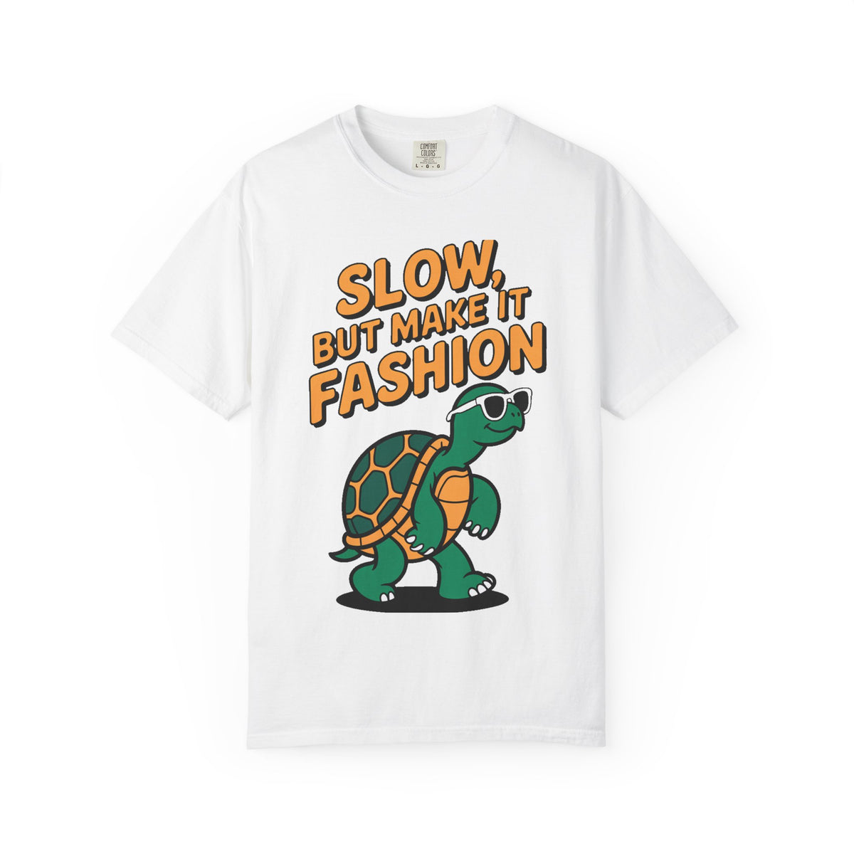 Slow But Fashion Turtle Shirt, Funny Turtle Sunglasses T-Shirt, Cute Turtle Lover Gift, Sarcastic Animal Tee