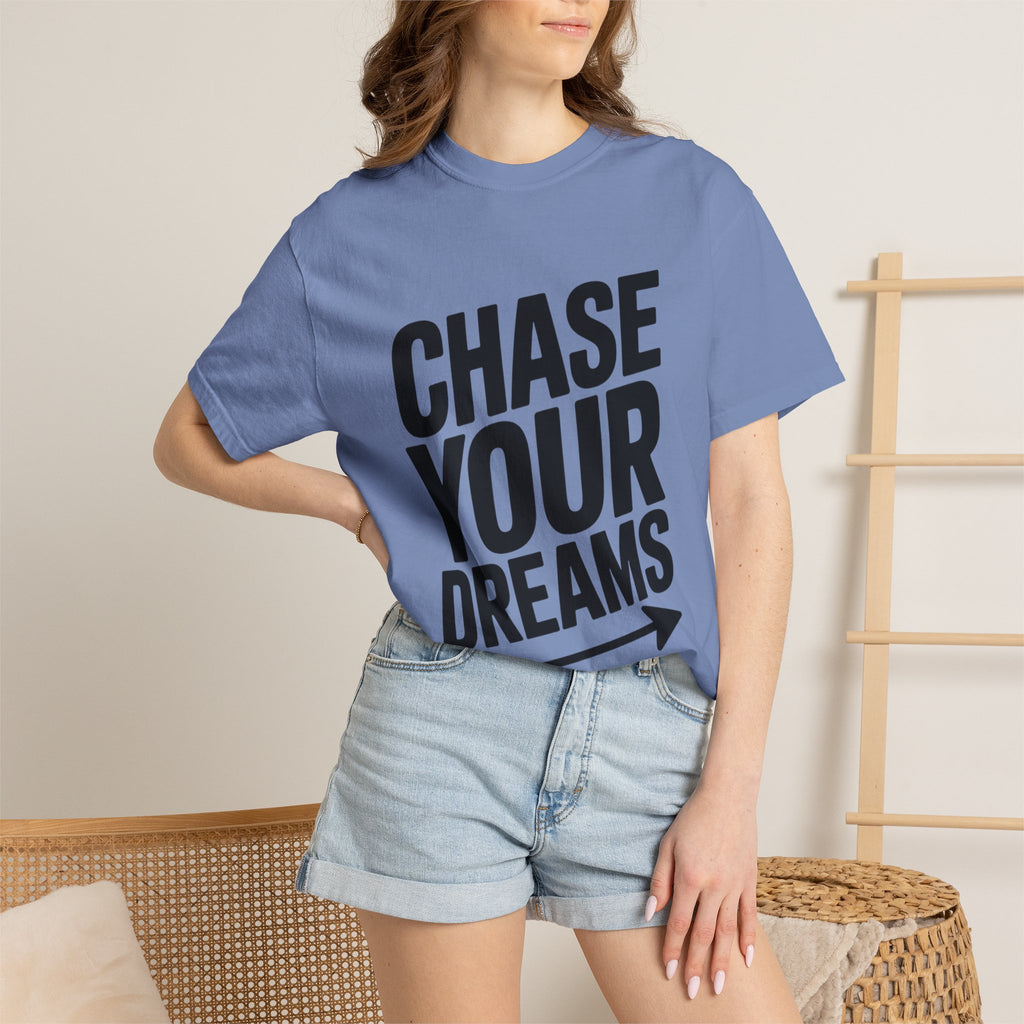 Chase Your Dreams Typography T-Shirt
