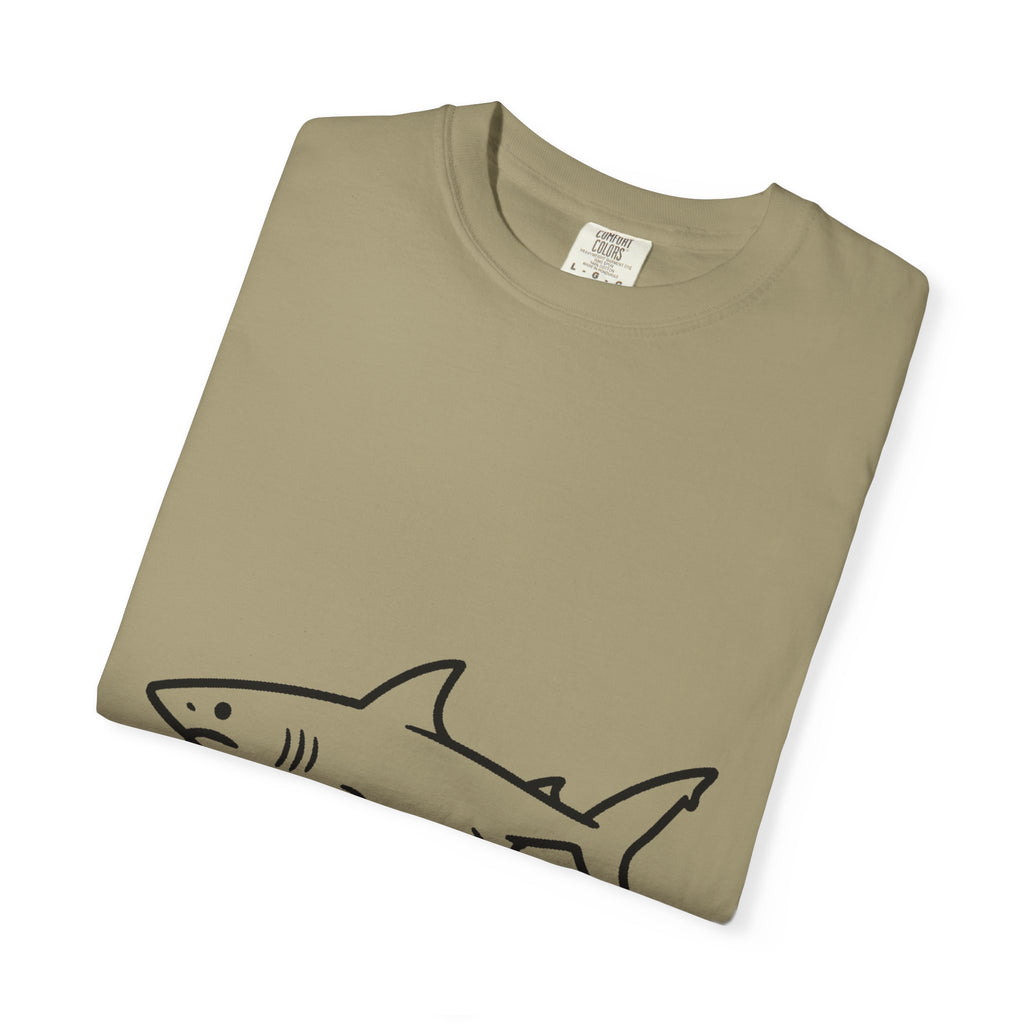 Definitely A Shark Diagram Shirt, Funny Deadpan Meme Tee, Sarcastic Textbook Diagram T-Shirt, Shark Lover Gift