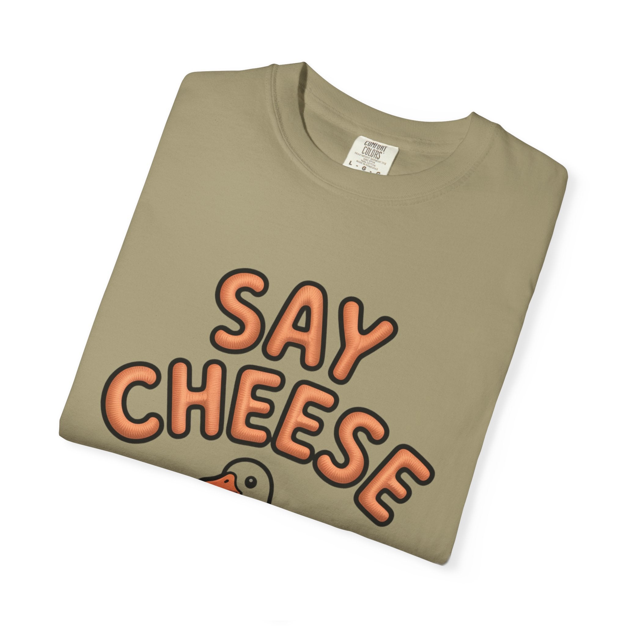 Say Cheese Goose Shirt, Funny Camera Goose T-Shirt, Cute Cartoon Goose Lover Gift, Photography Shirt for Photographer