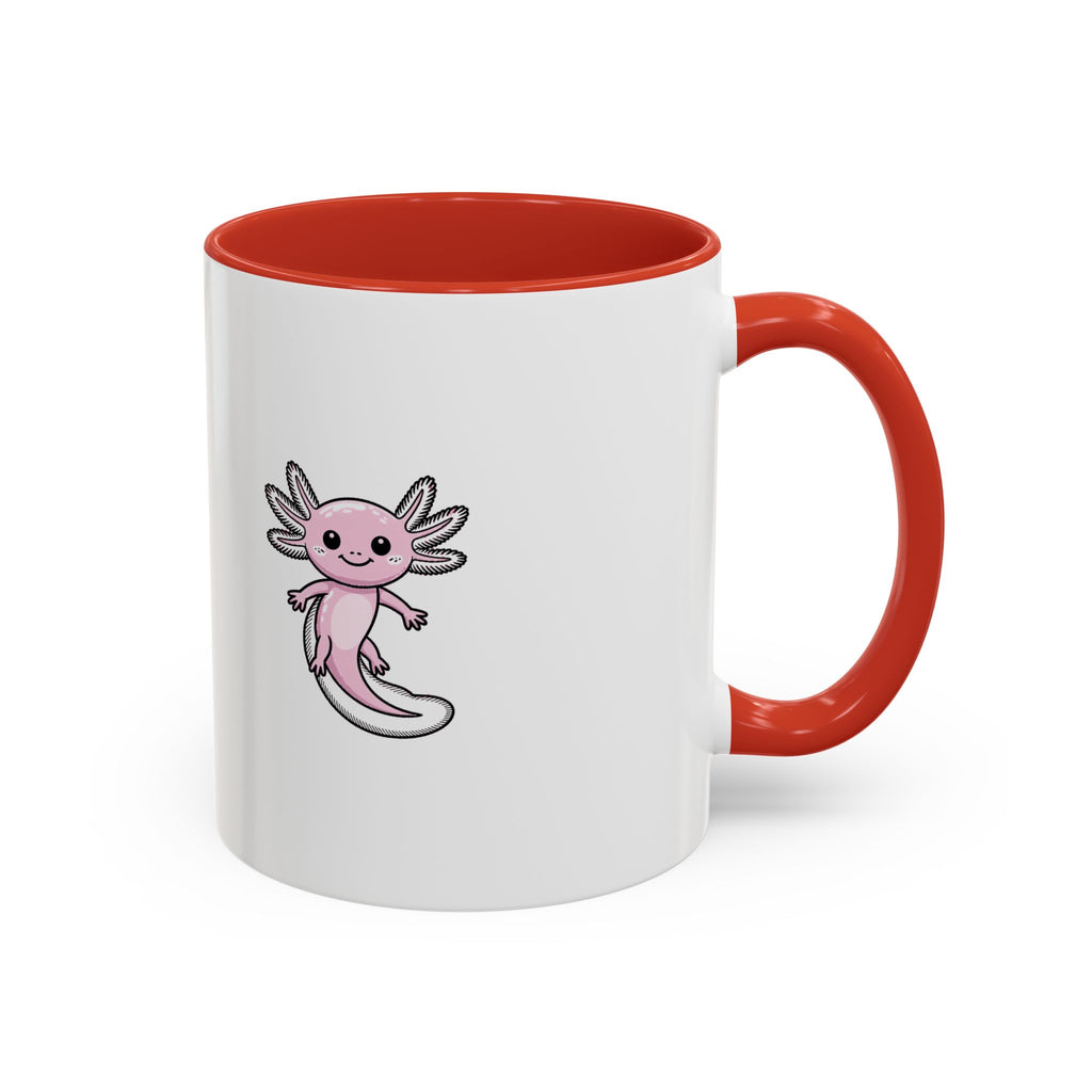 Cute Axolotl Mug, Smiling Axolotl Coffee Cup, Kawaii Axolotl Gift, Cute Animal Lover Mug, Aquatic Pet Mug for Her