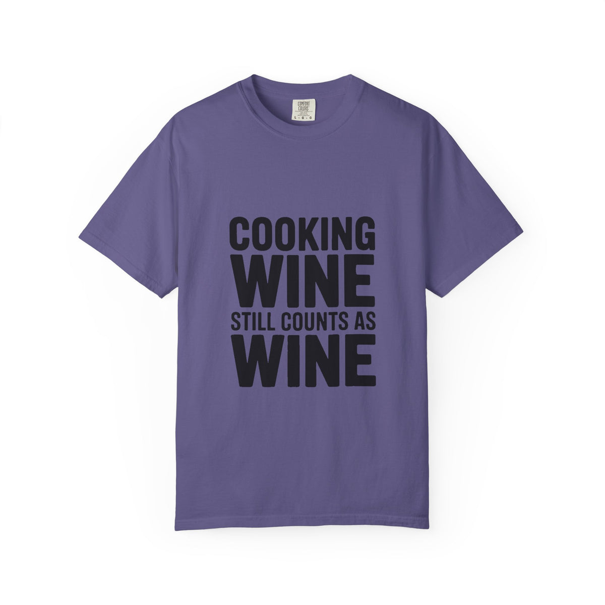 Cooking Wine Still Counts Shirt, Funny Wine Lover T-Shirt, Sarcastic Kitchen Quote Tee, Gift for Wine Drinkers