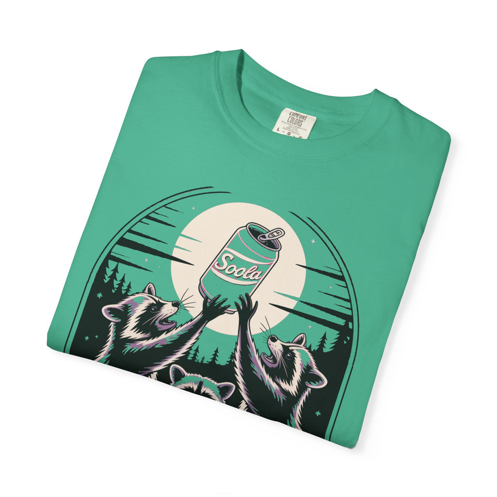Thirsty For Adventure Raccoons Shirt, Funny Vintage Raccoon T-Shirt, Retro Soda Poster Tee, Camping Gift