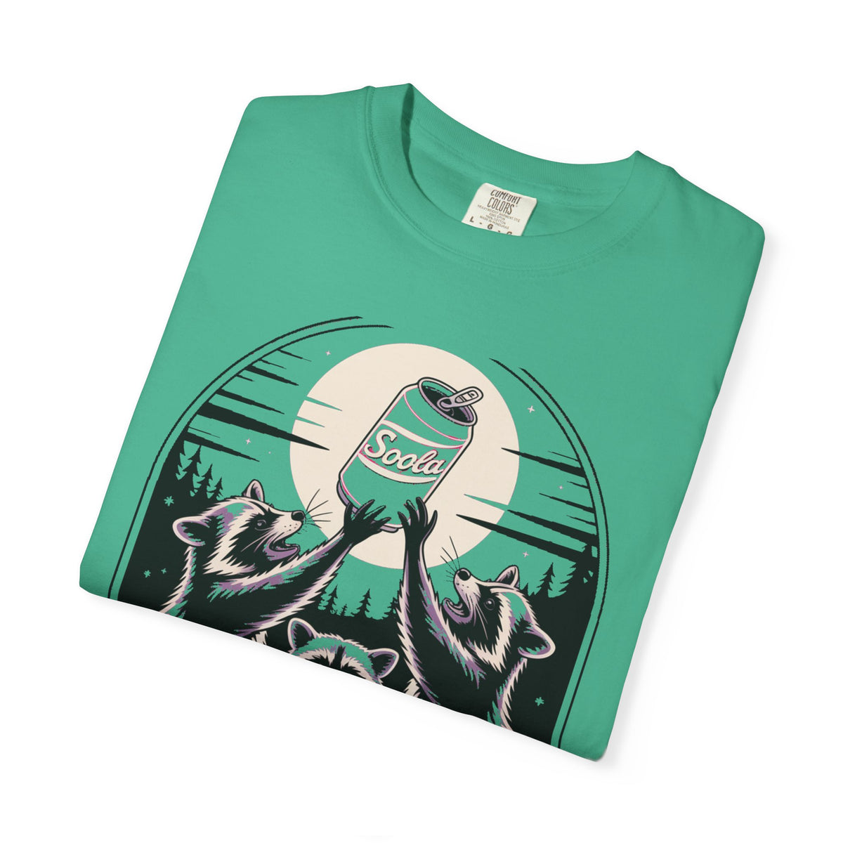 Thirsty For Adventure Raccoons Shirt, Funny Vintage Raccoon T-Shirt, Retro Soda Poster Tee, Camping Gift