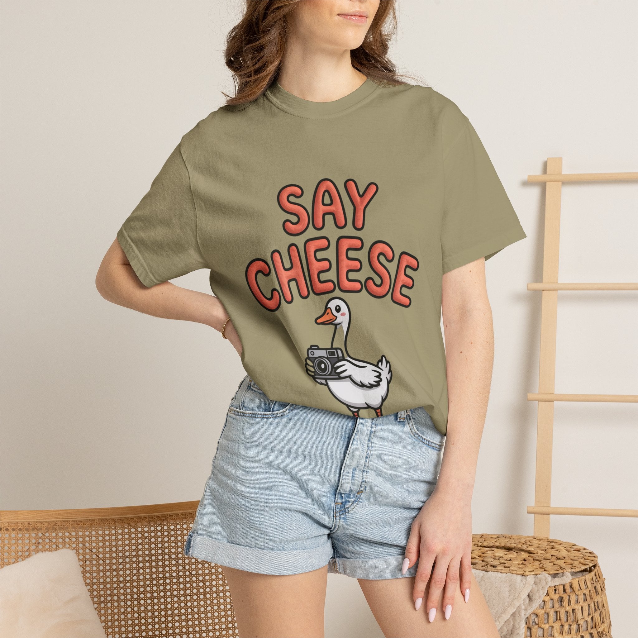 Say Cheese Goose T-Shirt