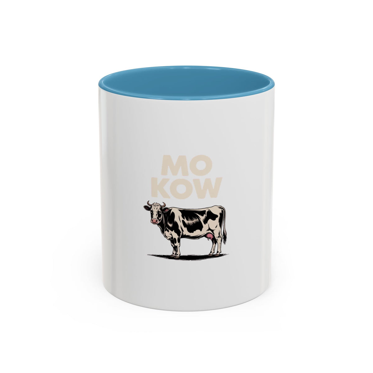 Funny Cow Mug, Mo Kow Absurd Meme Mug, Deadpan Farm Animal Coffee Cup, Weird Cow Lover Gift, Funny Sarcastic Mug