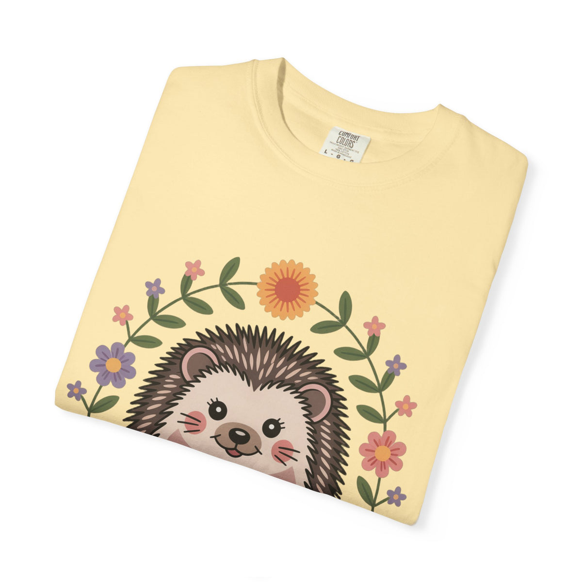 Floral Hedgehog T-Shirt