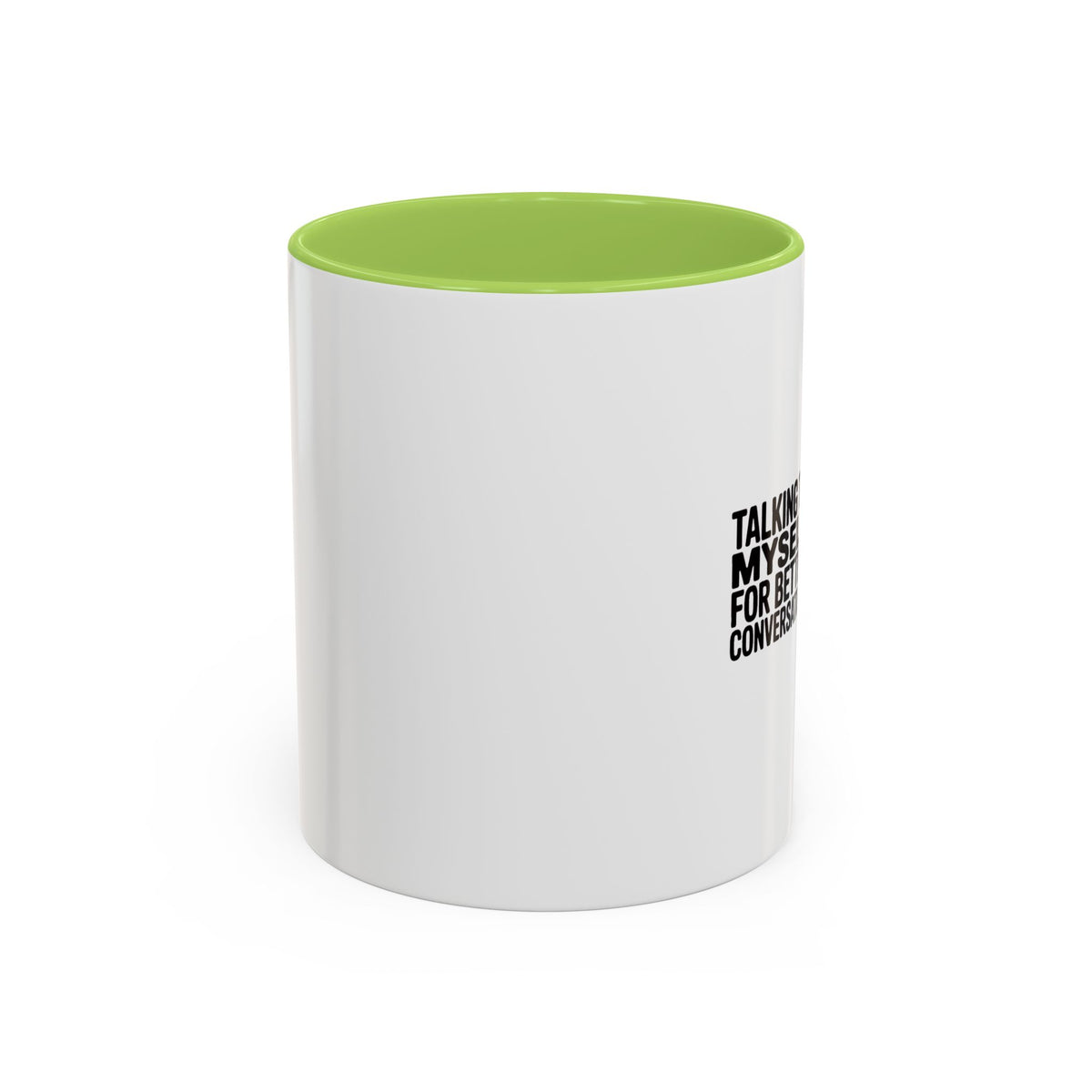 Talking To Myself For Better Conversation Mug, Funny Sarcastic Coffee Mug, Introvert Gift, Minimalist Typography Coffee Cup