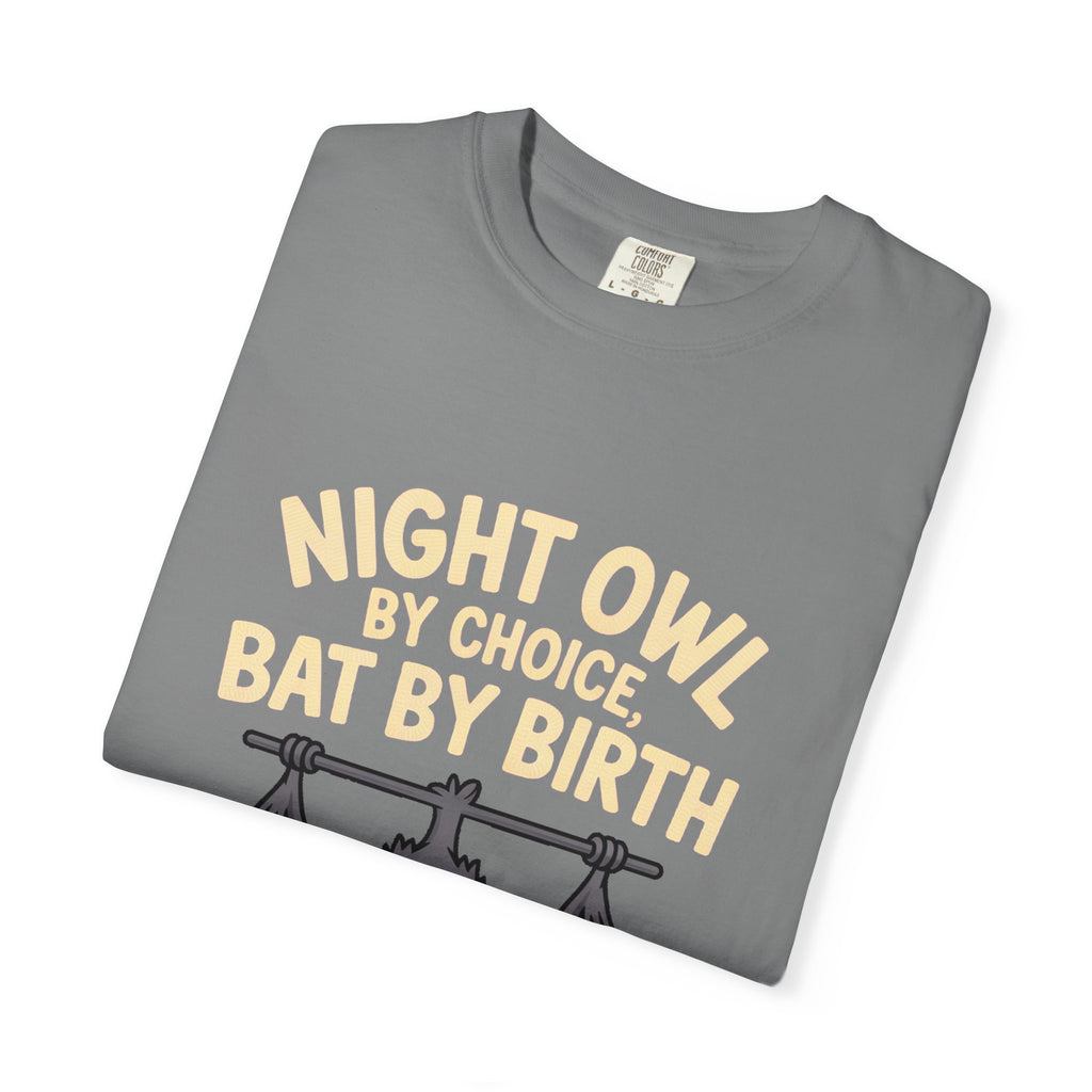 Night Owl By Choice Bat Shirt, Funny Bat T-Shirt, Cute Bat Wearing Sunglasses Tee, Halloween Gift for Night Owls