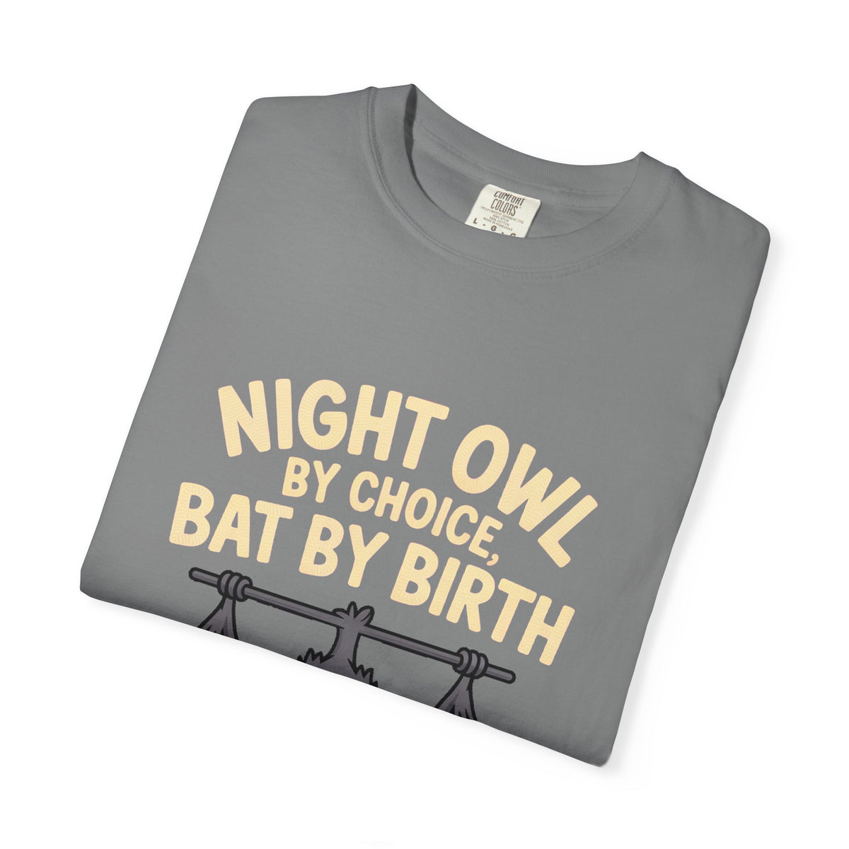 Night Owl By Choice Bat Shirt, Funny Bat T-Shirt, Cute Bat Wearing Sunglasses Tee, Halloween Gift for Night Owls