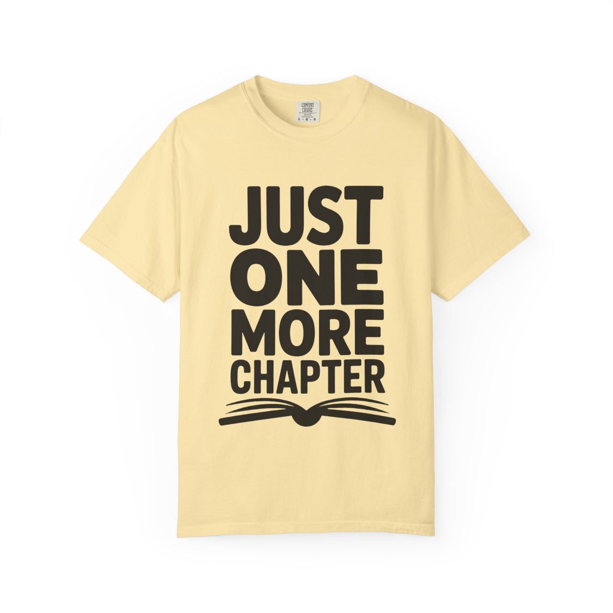 Just One More Chapter Shirt, Funny Book Lover T-Shirt, Bookworm Gift, Reading Addict Tee, Minimalist Typography Bookish Shirt