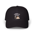 Pug Dad Hat, Funny Pug Cap, Running On Snacks And Naps Embroidered Hat, Cute Pug Lover Gift, Unstructured Dad Cap For Napping Dog Mom