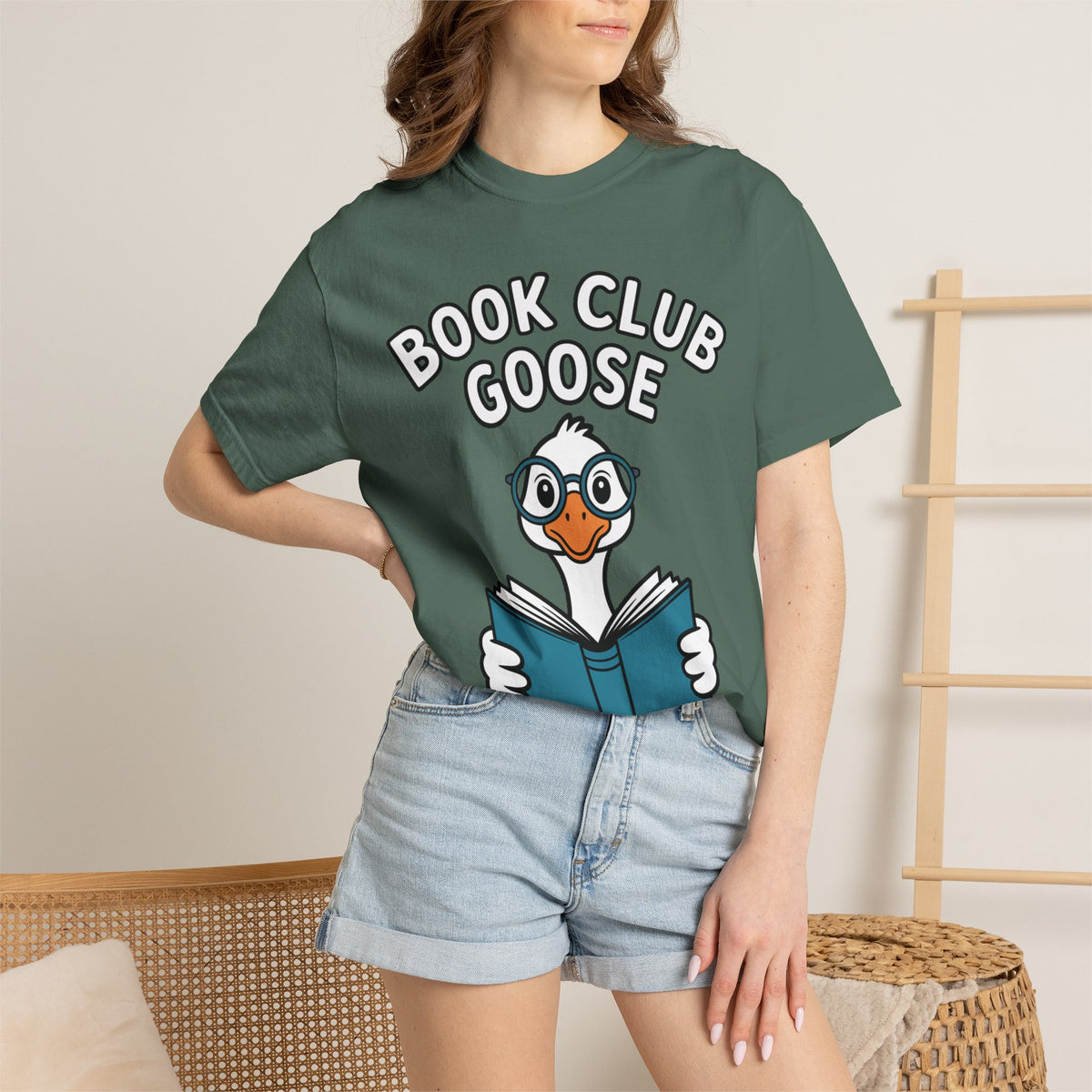 Book Club Goose Shirt, Funny Reading Goose T-Shirt, Bookworm Gift, Cute Bookish Goose Tee, Librarian Gift for Book Lovers