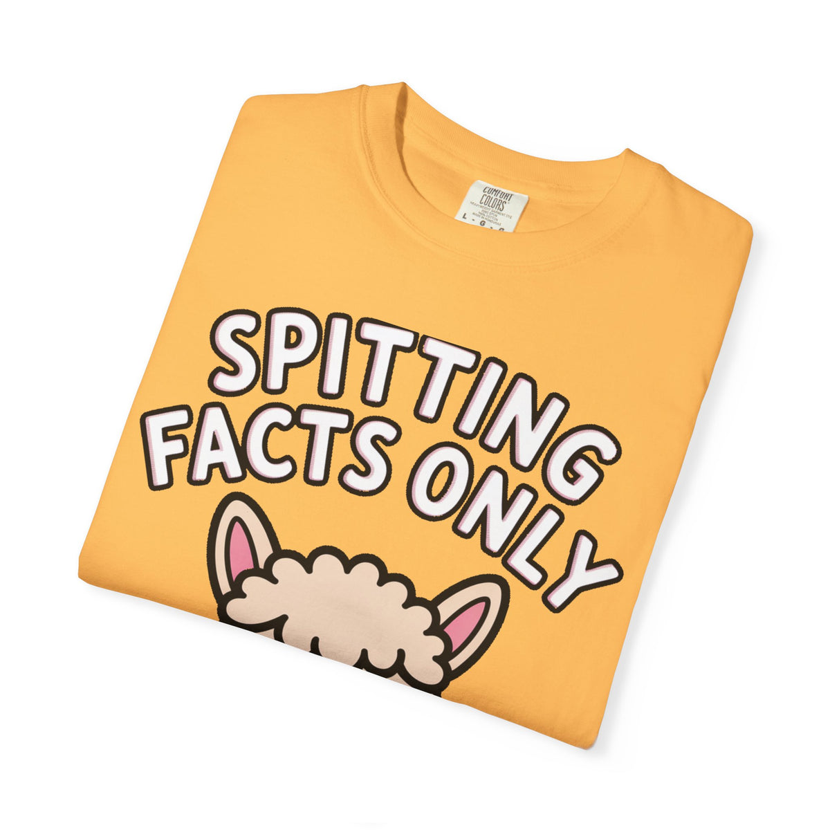 Funny Alpaca Shirt, Spitting Facts Only T-Shirt, Sassy Alpaca Tee, Cute Alpaca Lover Gift, Funny Animal Graphic Shirt