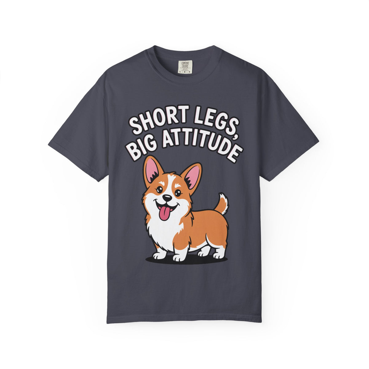 Short Legs Big Attitude Corgi Shirt, Funny Corgi T-Shirt, Cute Dog Lover Gift, Corgi Mom Dad Tee, Sassy Dog Graphic Shirt