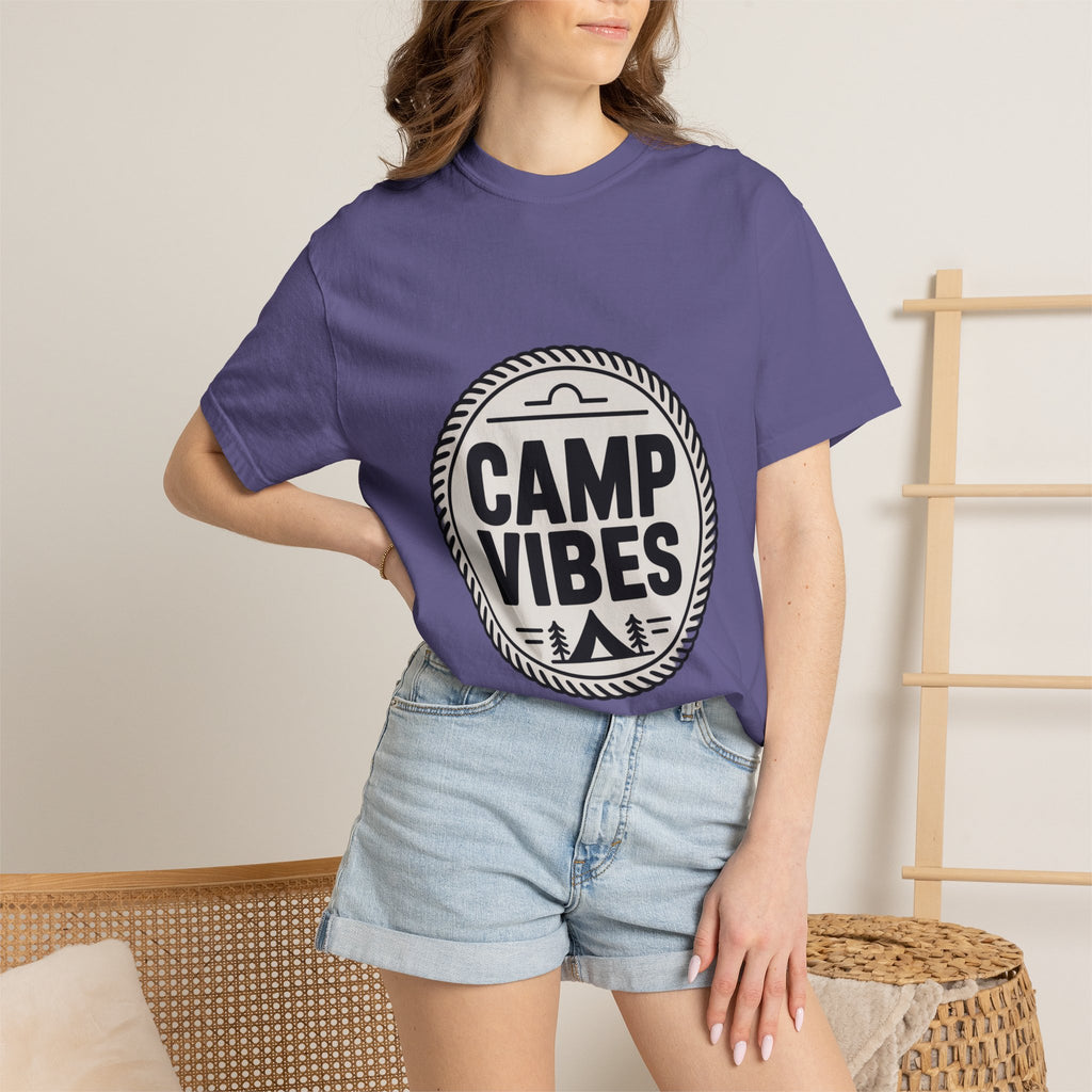 Coin Badge Camp Vibes T-Shirt