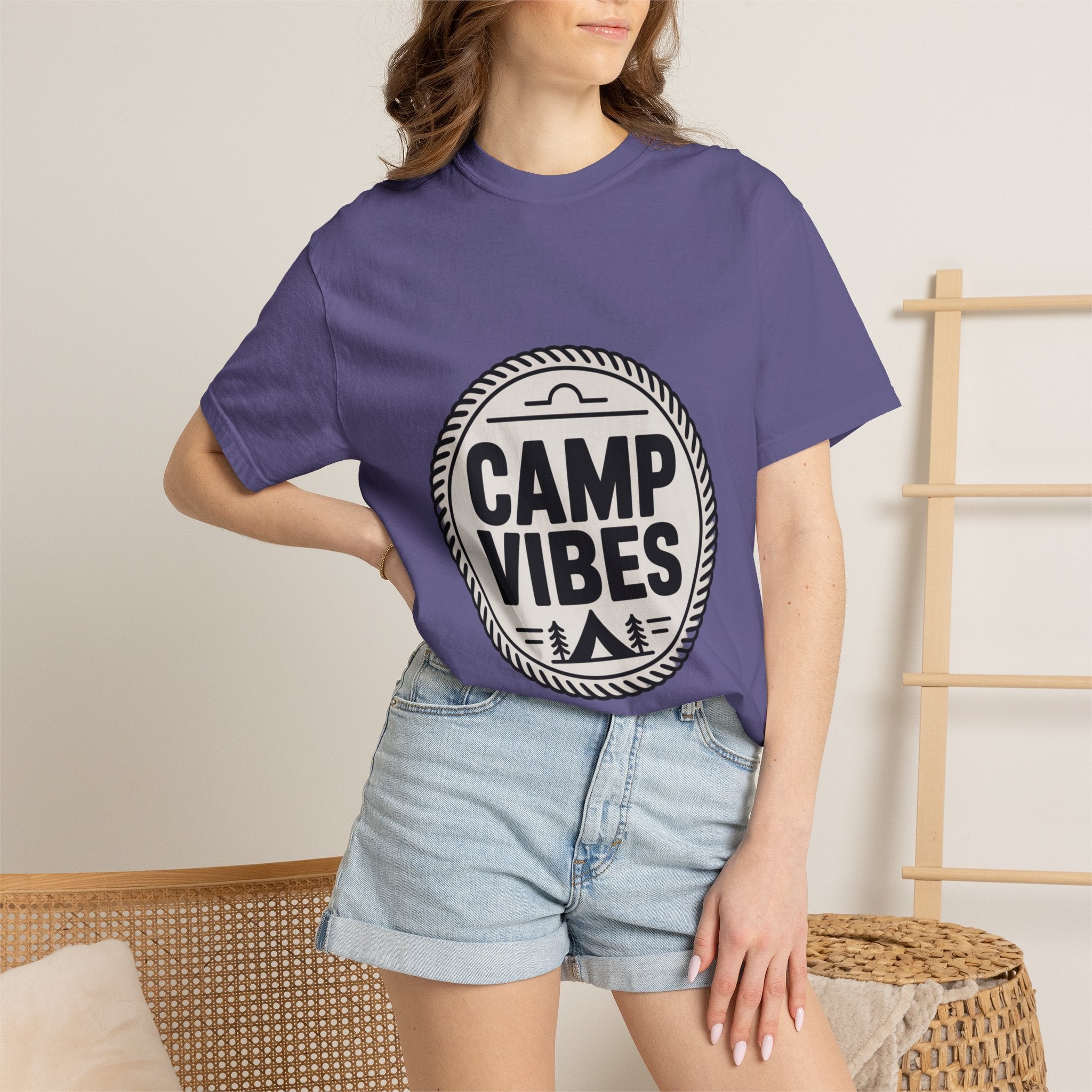 Coin Badge Camp Vibes T-Shirt