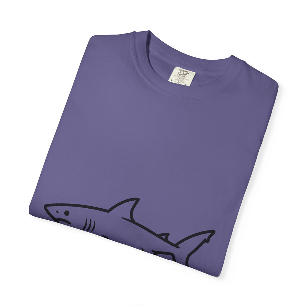 Definitely A Shark Diagram Shirt, Funny Deadpan Meme Tee, Sarcastic Textbook Diagram T-Shirt, Shark Lover Gift