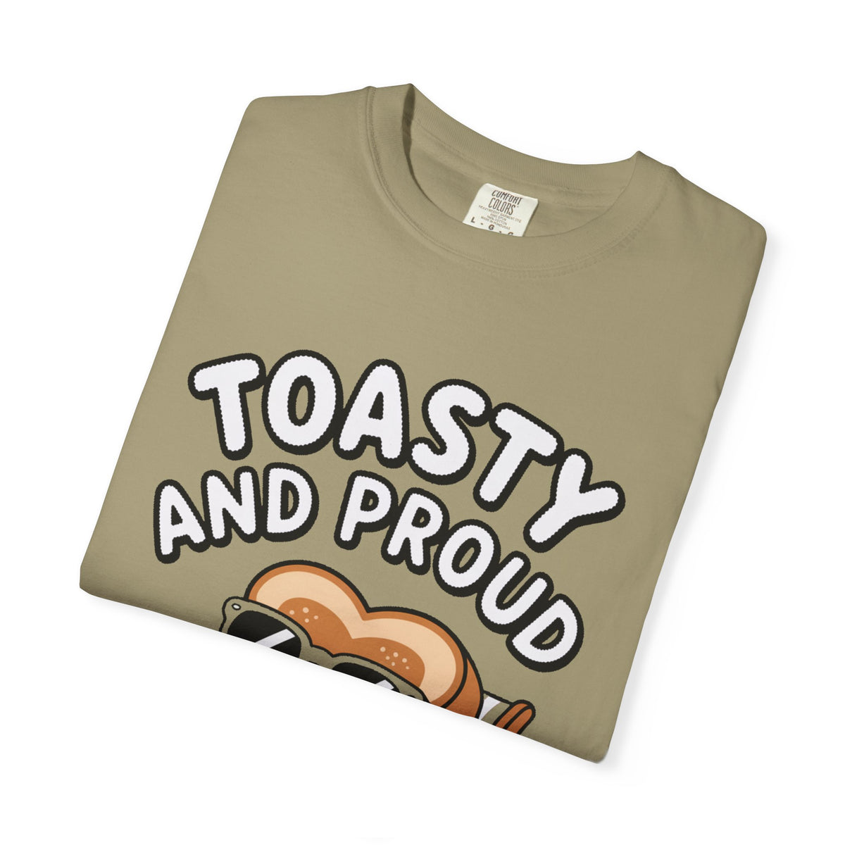 Toasty And Proud Bread Shirt, Funny Toast Sunglasses T-Shirt, Cute Beach Chair Bread Tee, Summer Vacation Gift