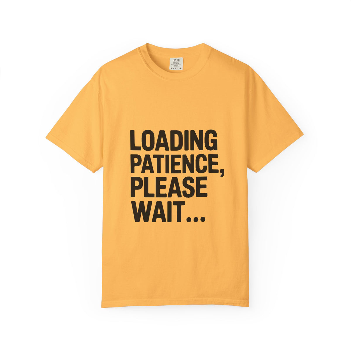 Loading Patience Please Wait T-Shirt, Funny Sarcastic Quote Tee, Minimalist Typography Shirt, Gift for Introvert