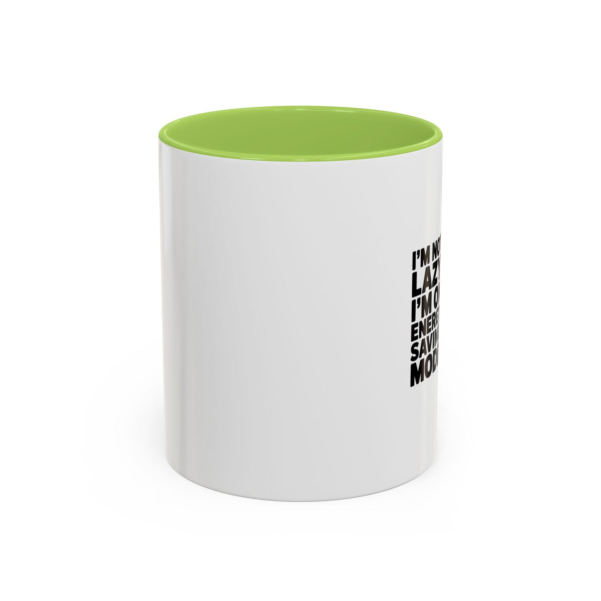 Funny Energy Saving Mode Mug, I'm Not Lazy Sarcastic Coffee Cup, Introvert Gift, Sarcastic Quote Mug for Coworker