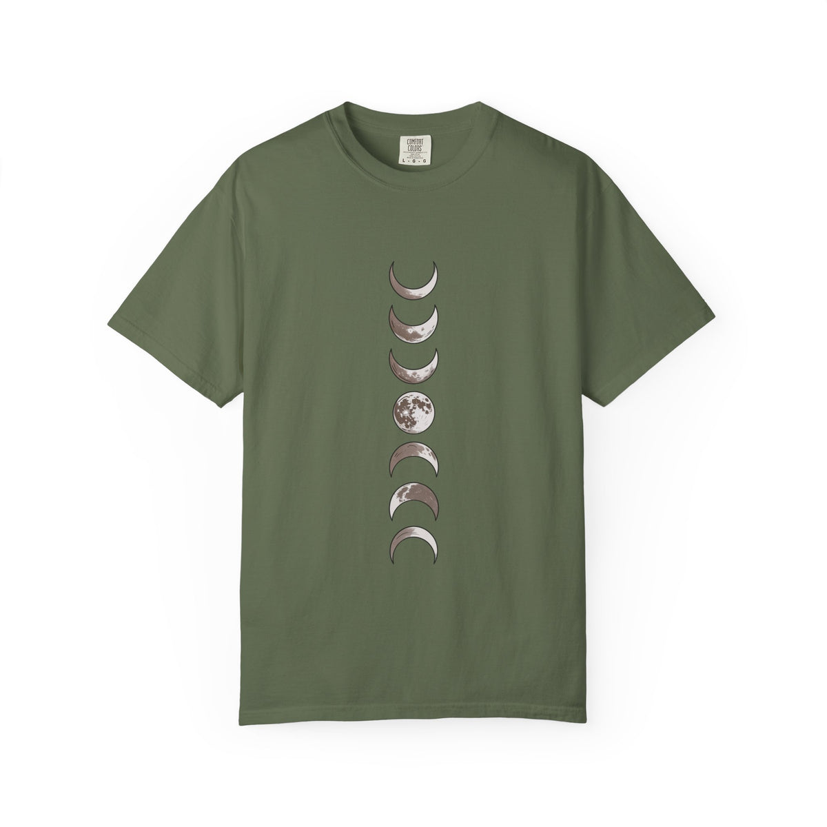 Moon Phases Boho Shirt, Minimalist Line Art Moon T-Shirt, Celestial Boho Tee, Hand Drawn Moon Cycle Shirt Gift