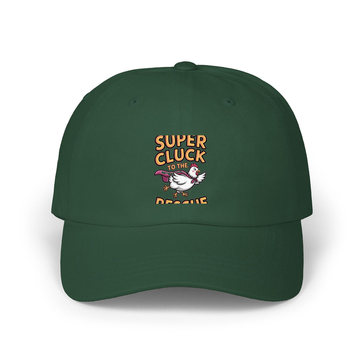 Super Cluck Chicken Dad Hat, Funny Superhero Chicken Cap, Cute Farm Animal Embroidered Hat, Chicken Lover Gift Cap