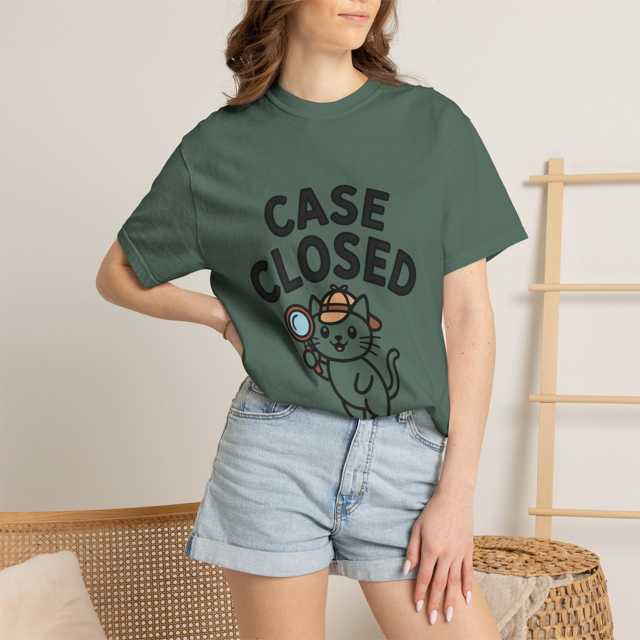 Case Closed Cat Detective T-Shirt