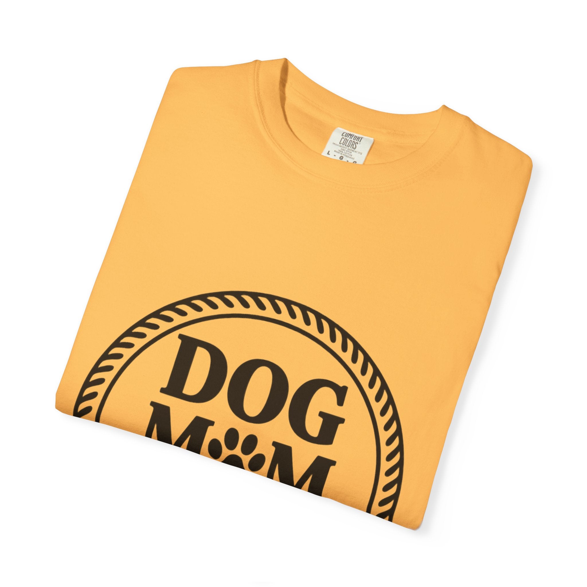 Dog Mom Club Badge Shirt, Vintage Stamp Dog Lover T-Shirt, Funny Dog Mom Gift, Minimalist Paw Print Tee